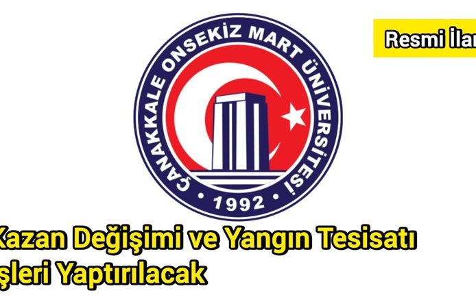 Kazan Değişimi ve Yangın Tesisatı İşleri Yaptırılacak