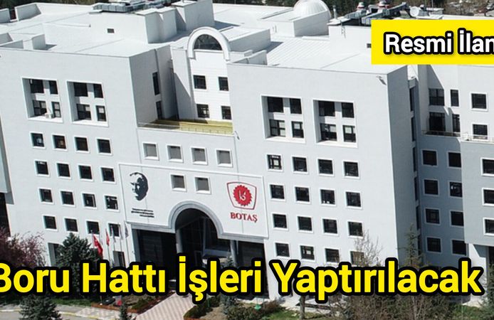 Boru Hattı İşleri Yaptırılacak
