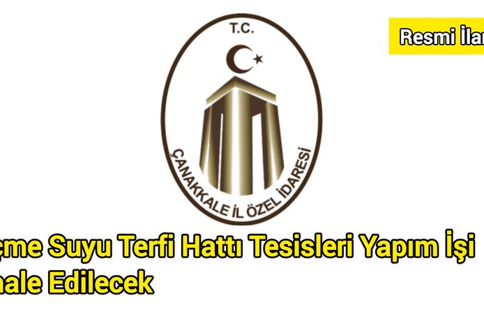 İçme Suyu Terfi Hattı Tesisleri Yapım İşi İhale Edilecek