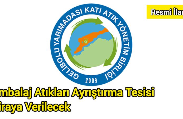 Ambalaj Atıkları Ayrıştırma Tesisi Kiraya Verilecek