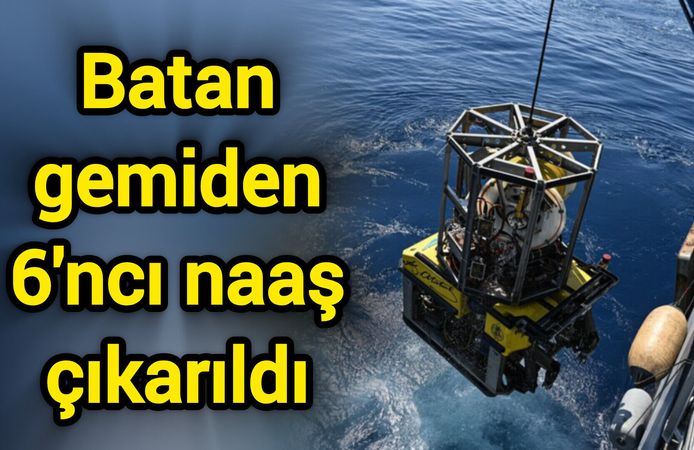 Batan gemiden 6'ncı naaş çıkarıldı