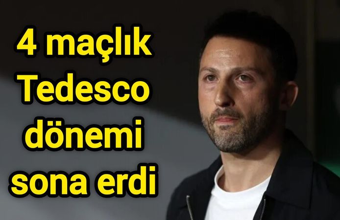 4 maçlık Tedesco dönemi sona erdi