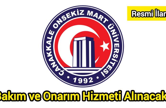 Bakım ve Onarım Hizmeti Alınacak