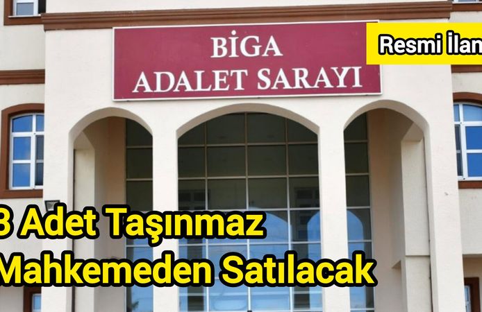 3 Adet Taşınmaz Mahkemeden Satılacak