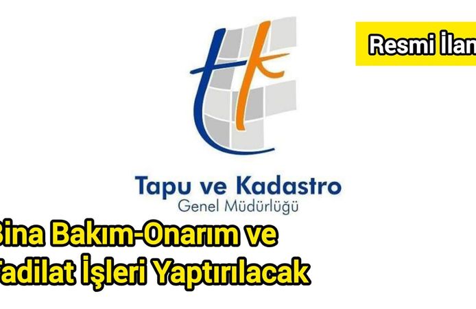 Bina Bakım-Onarım ve Tadilat İşleri Yaptırılacak