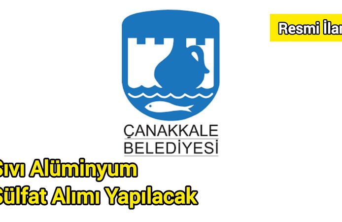 Sıvı Alüminyum Sülfat Alımı Yapılacak
