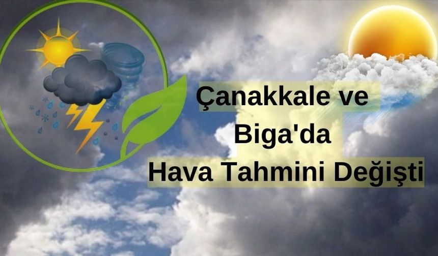 Çanakkale ve Biga'da Hava Tahmini Değişti: Bugünün Güncel Hava Durumu