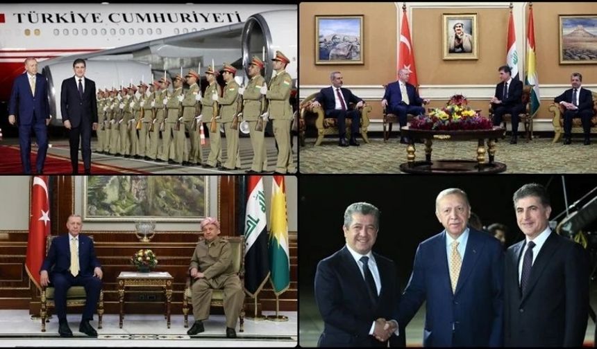 Cumhurbaşkanı Erdoğan, Irak'tan ayrıldı