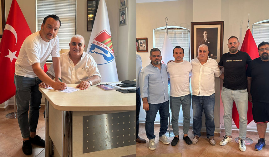 Bigalı Teknik Direktör Coşkun Öz, Çanakkalespor ile sözleşme imzaladı