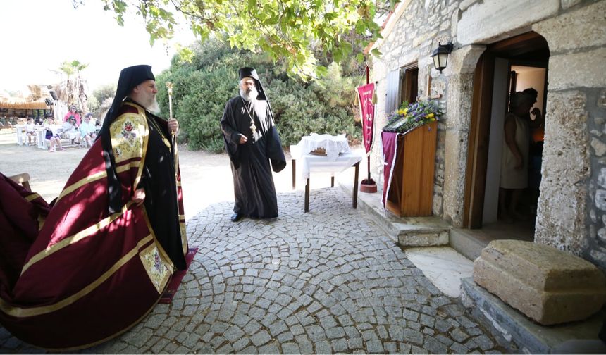Çanakkale’de Rum Ortodoks cemaati üyeleri "Aya Pareskevi Günü"nde buluştu