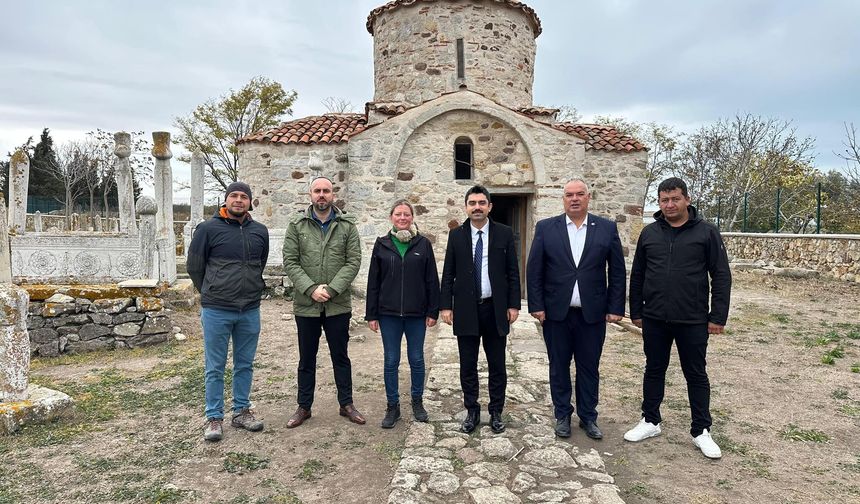 Has Yunus Bey Türbesi'nde onarım çalışması başlatıldı