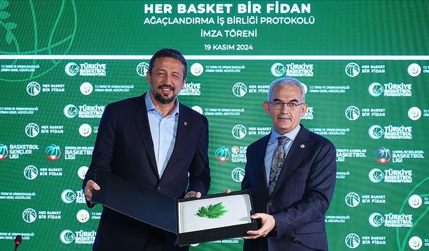 "Her Basket Bir Fidan" projesine imzalar atıldı