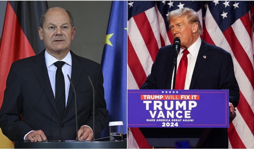 Scholz, Trump ile telefonda görüştü