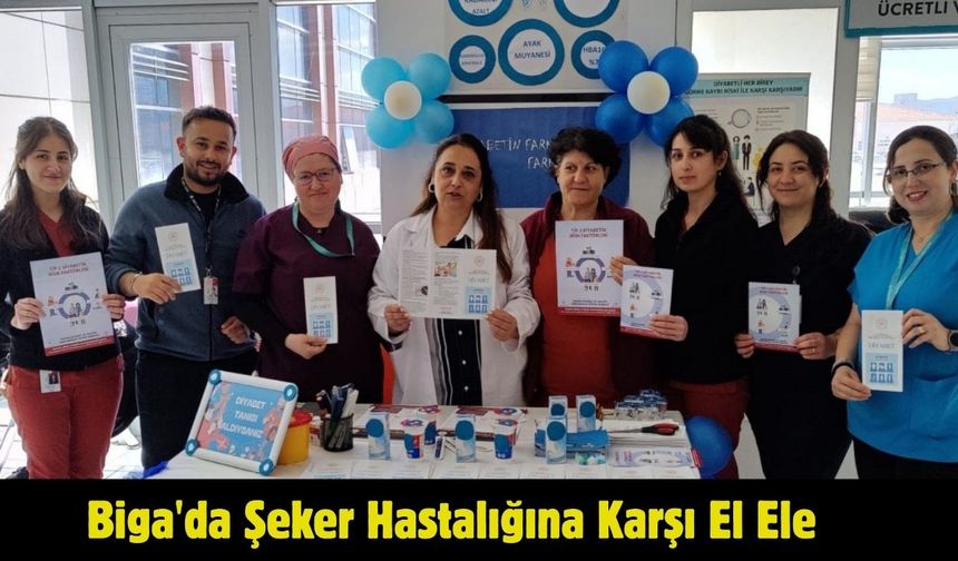 Biga'da Şeker Hastalığına Karşı El Ele