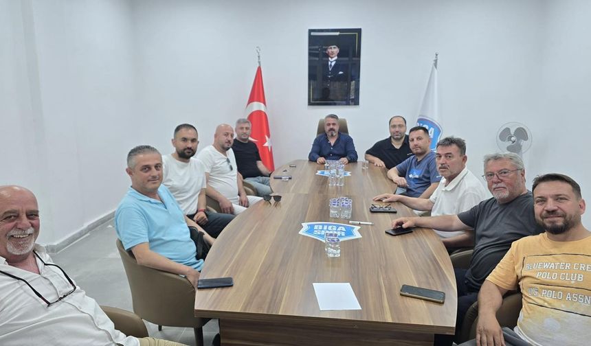 Bigaspor yönetimi toplandı: Yeni sezonun rotası çizildi