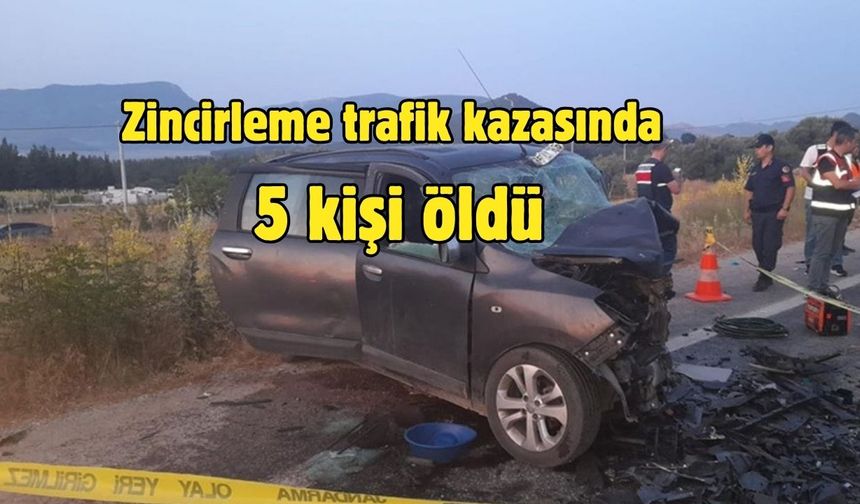 Zincirleme trafik kazasında 5 kişi hayatını kaybetti, 2 kişi yaralandı