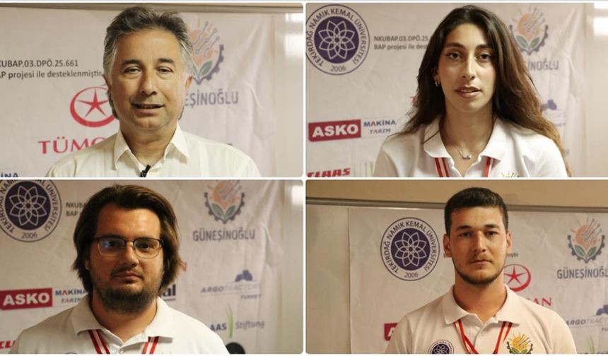 Üniversite öğrencileri tarımda noktasal ilaçlama yapabilen robot geliştirdi