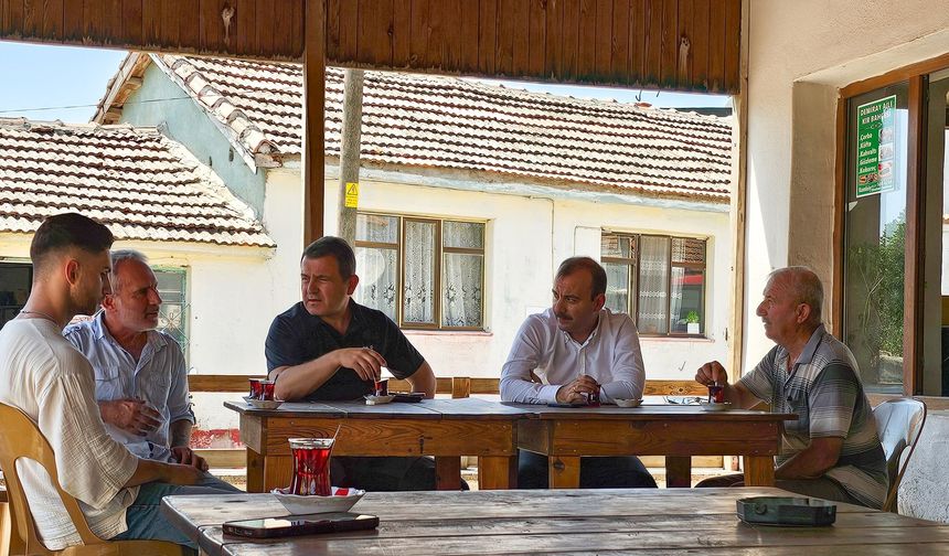 Gelibolu Tarihi Alan Başkanı Kaşdemir, Eceabat'ta yangından etkilenen köyleri ziyaret etti