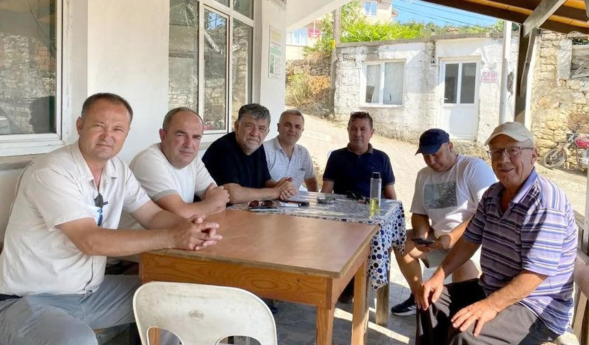 Çanakkale İl Genel Meclis üyeleri yangından etkilenenleri ziyaret etti