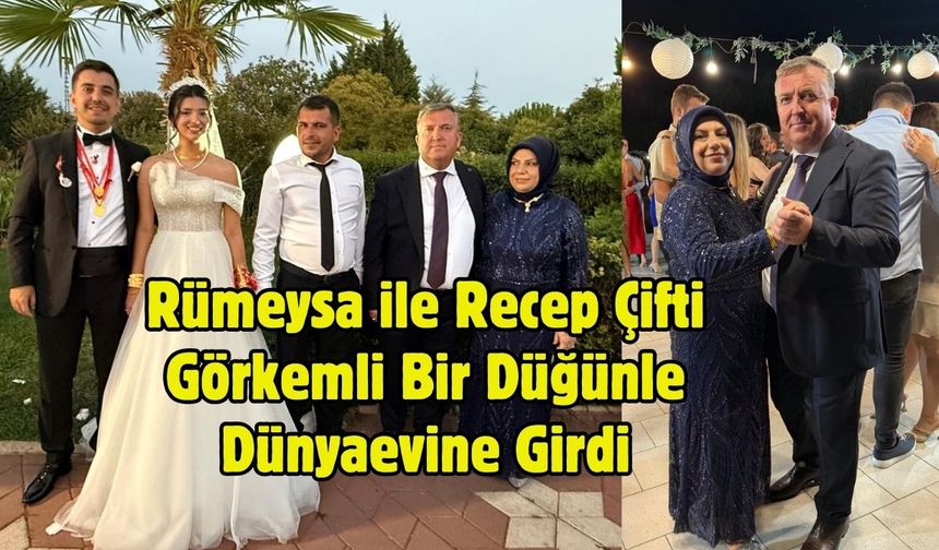 Rümeysa ve Recep Bir Ömürlük Söz Verdi