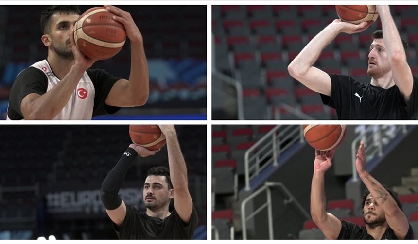 A Milli Erkek Basketbol Takımı, Letonya'da ilk antrenmanını yaptı