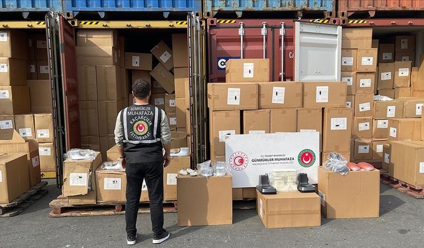 Gümrüklerde 41,7 milyar liralık kaçakçılık engellendi