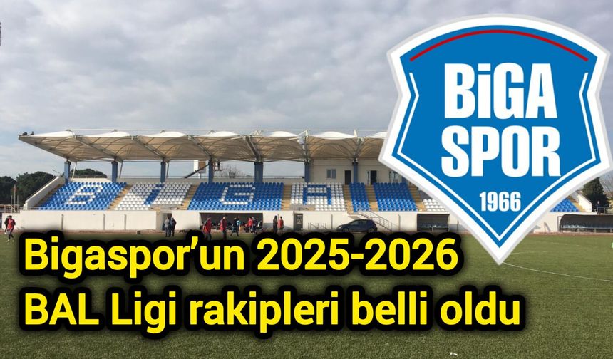 Bigaspor’un 2025-2026 BAL Ligi rakipleri belli oldu