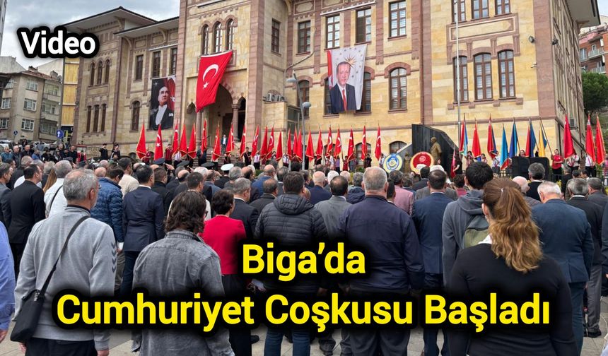 Biga’da Cumhuriyet Coşkusu Başladı