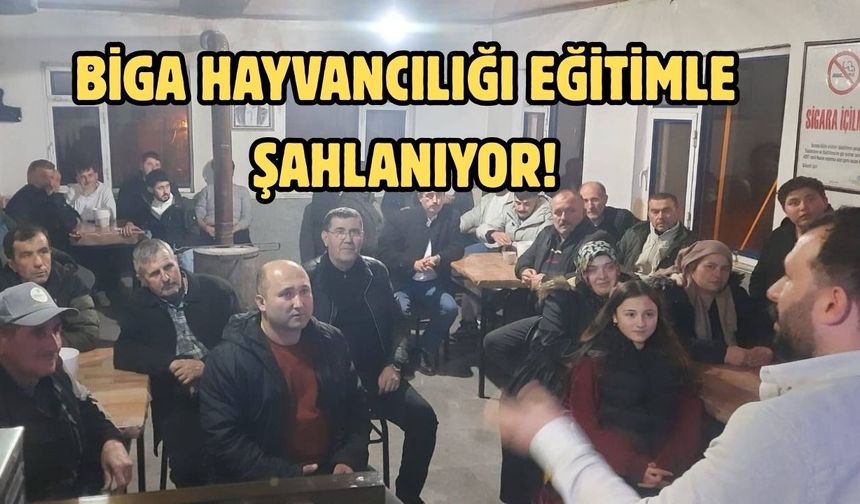 Biga hayvancılığı eğitimle şahlanıyor!