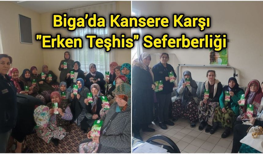 Biga’da Kansere Karşı "Erken Teşhis" Seferberliği
