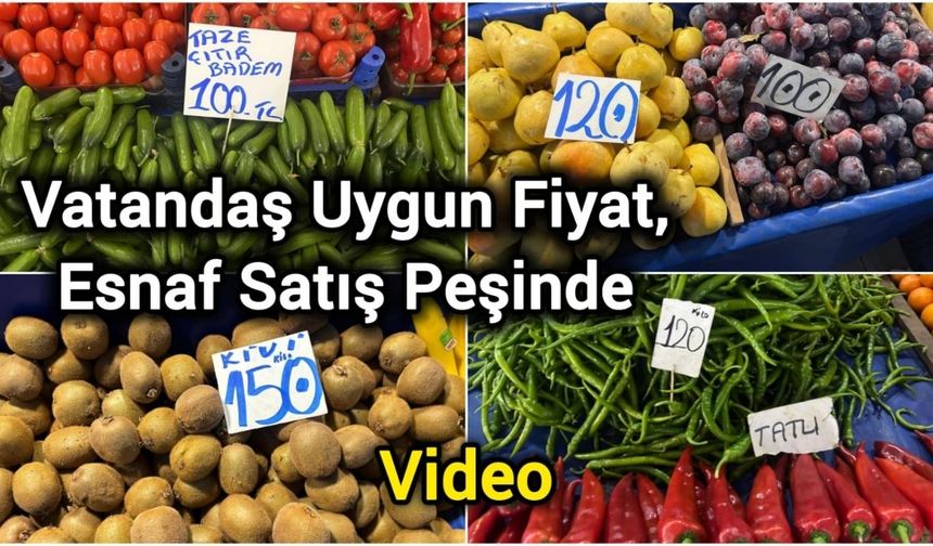 Biga’da Pazar Mesaisi