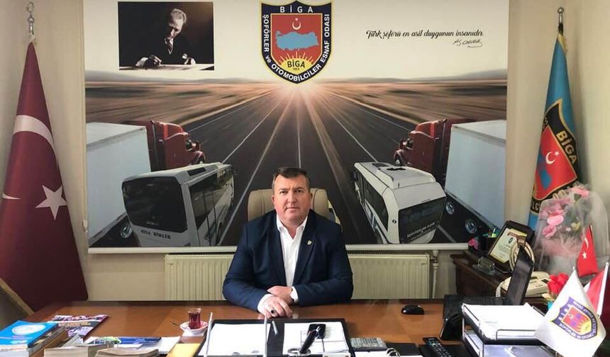 Biga Şoförler Odası Duyurdu: EDS Sistemi Resmen Başladı
