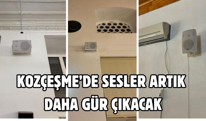 Kozçeşme’de sesler artık daha gür çıkacak