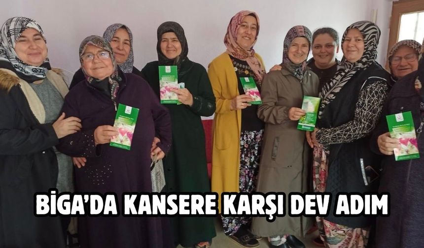 Biga’da kansere karşı dev adım