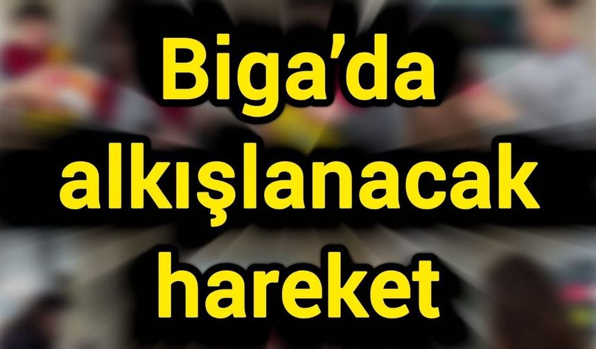 Biga’da alkışlanacak hareket: İyilik kolileri yola çıktı