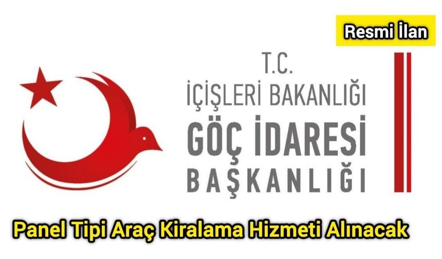 Panel Tipi Araç Kiralama Hizmeti Alınacak