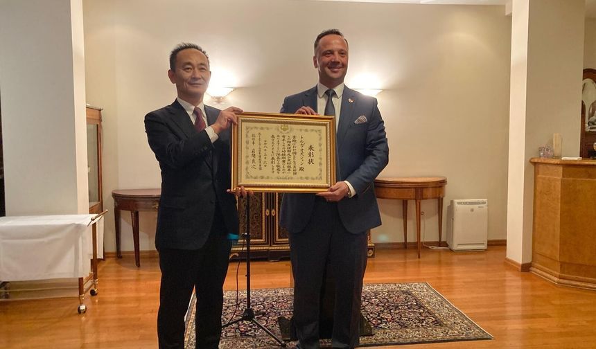 ÇOMÜ'lü öğretim üyesine Japonya'dan takdir ödülü