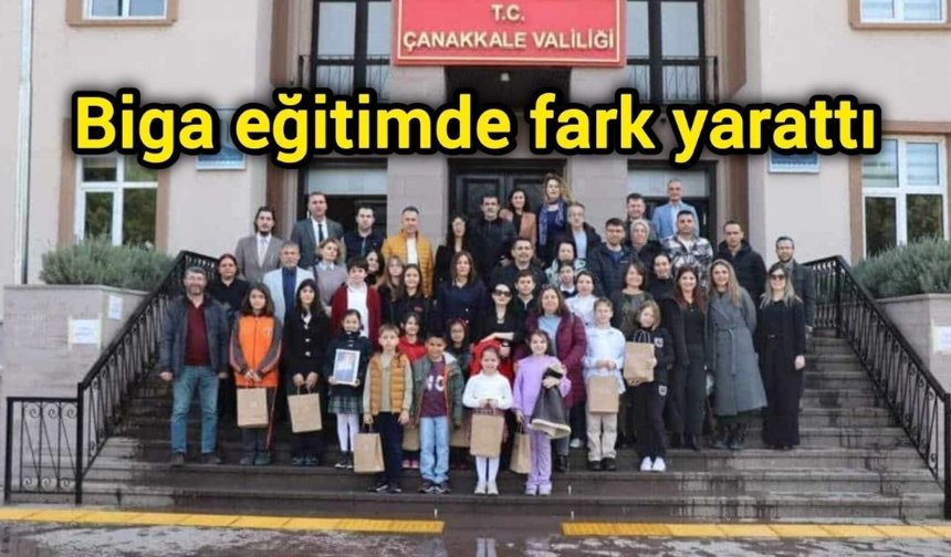 Biga eğitimde fark yarattı
