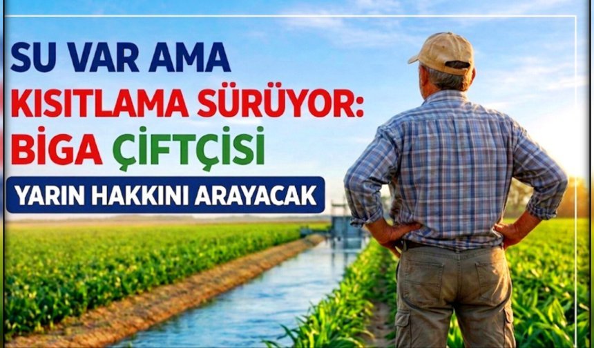 Biga Çiftçisi Yarın Hakkını Arayacak