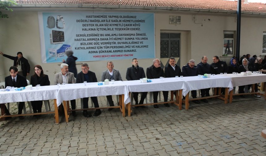 Çanakkale'de vatandaşların bağışlarıyla tıbbi malzeme alındı