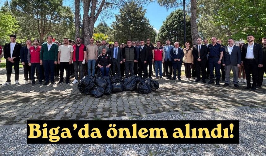 Biga&rsquo;da &ouml;nlem alındı!