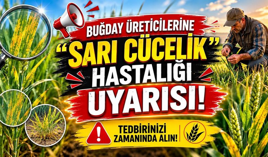 Buğday üreticilerine "sarı cücelik" hastalığı uyarısı