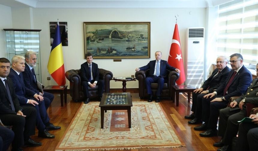 Cumhurbaşkanı Erdoğan, Romanya Cumhurbaşkanı Dan ile görüştü