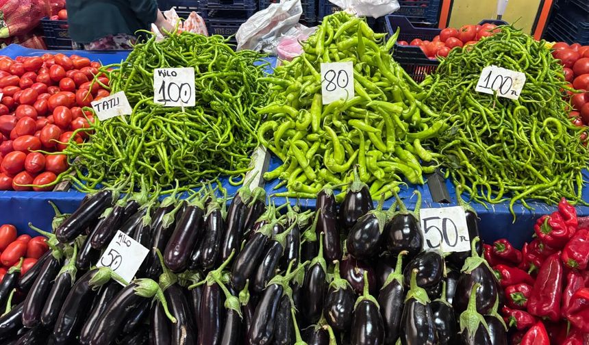 Biga’da pazarın nabzı tutuldu: Hangi ürün kaç lira?