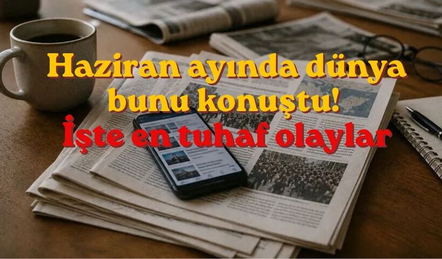Haziran ayında dünya bunu konuştu! İşte en tuhaf olaylar
