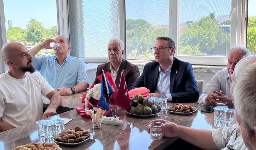 İYİ Parti Çanakkale Milletvekili Rıdvan Uz Biga'da