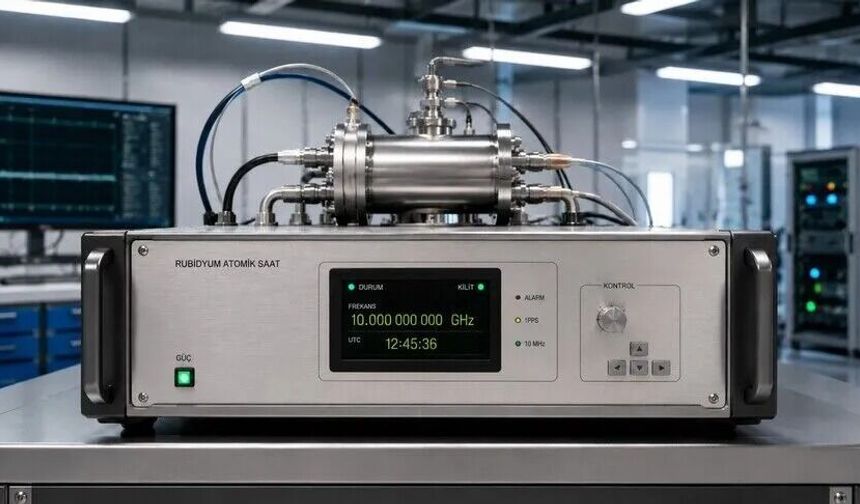Türkiye'nin yerli atomik saati uzaya fırlatıldı