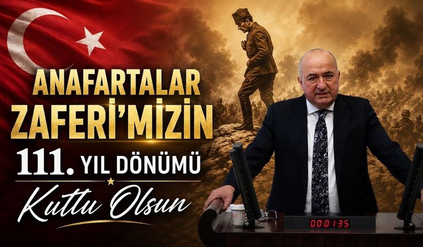 Gider'den Anafartalar Zaferi Mesajı