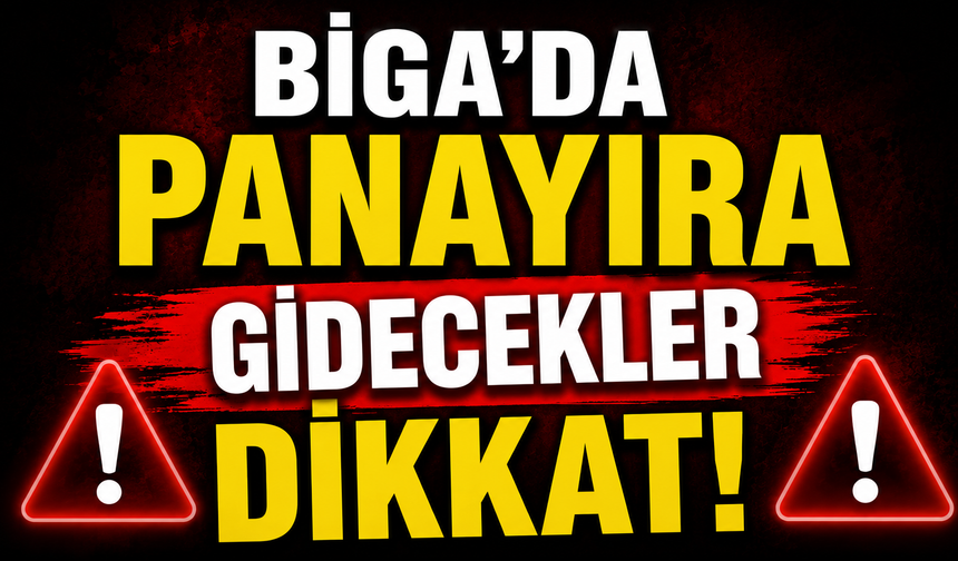 Biga’da Panayıra Gidecekler Dikkat!