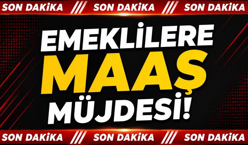 Son Dakika: Emeklilere maaş müjdesi!